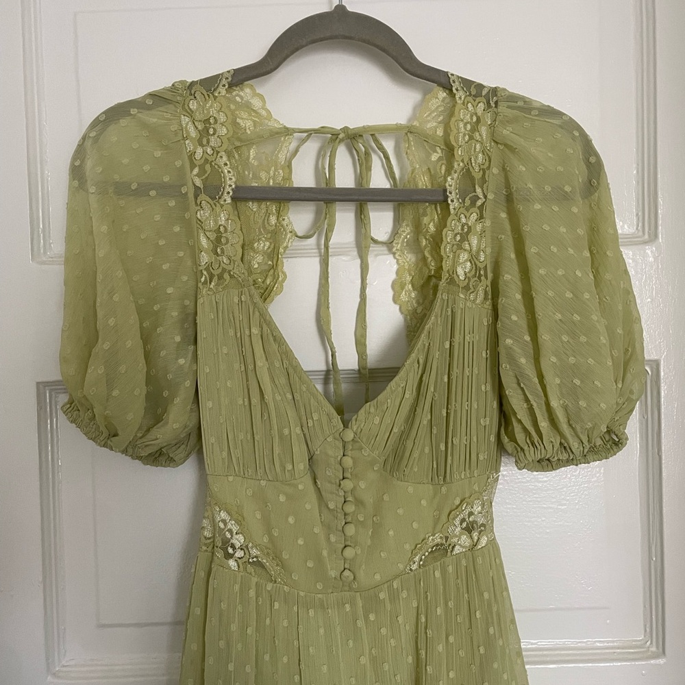 Lace Milkmaid Dress
